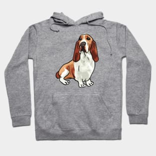 Basset Hound Dog Hoodie